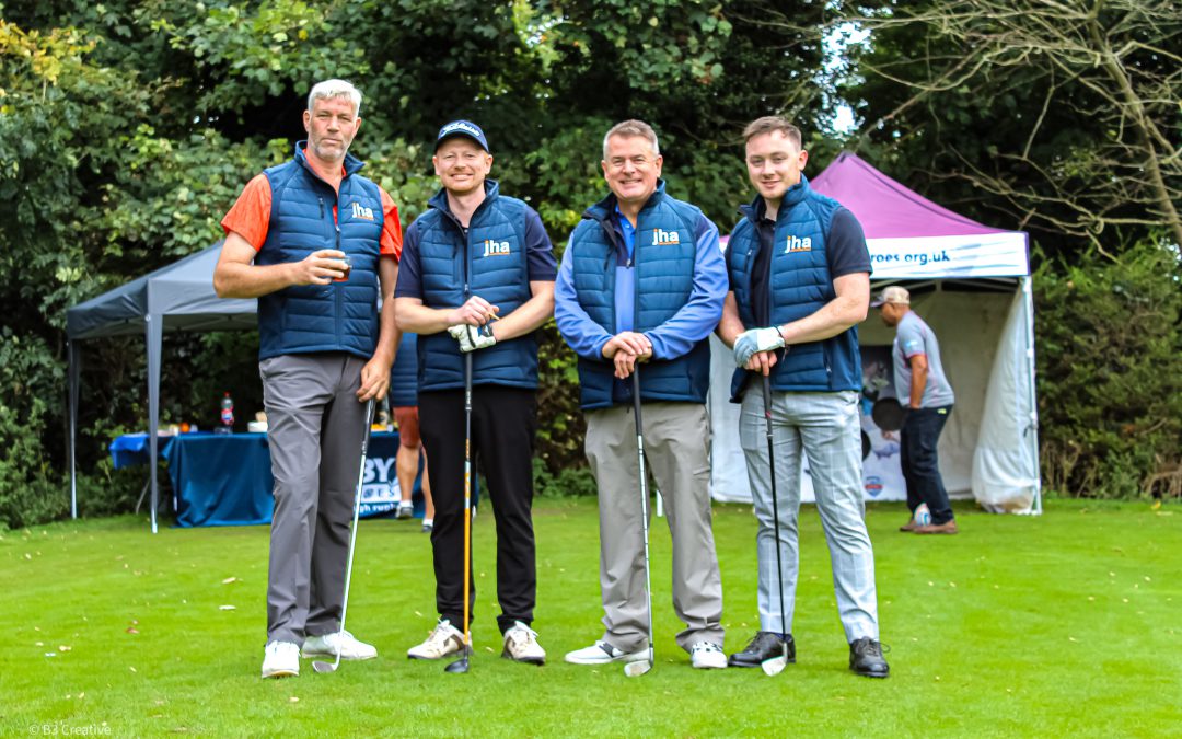 JHA Architecture Charity Golf Day with Mike Tindall, raises support for veterans